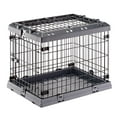 thumbnail image 4 of Superior Hybrid ECO Dog Crate and Playpen, 24-inch Dog Crate, Gray, 4 of 8