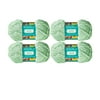 The Pioneer Woman Heathered Velvet Jadeite Yarn, 77.6 Yards, Pack of 4