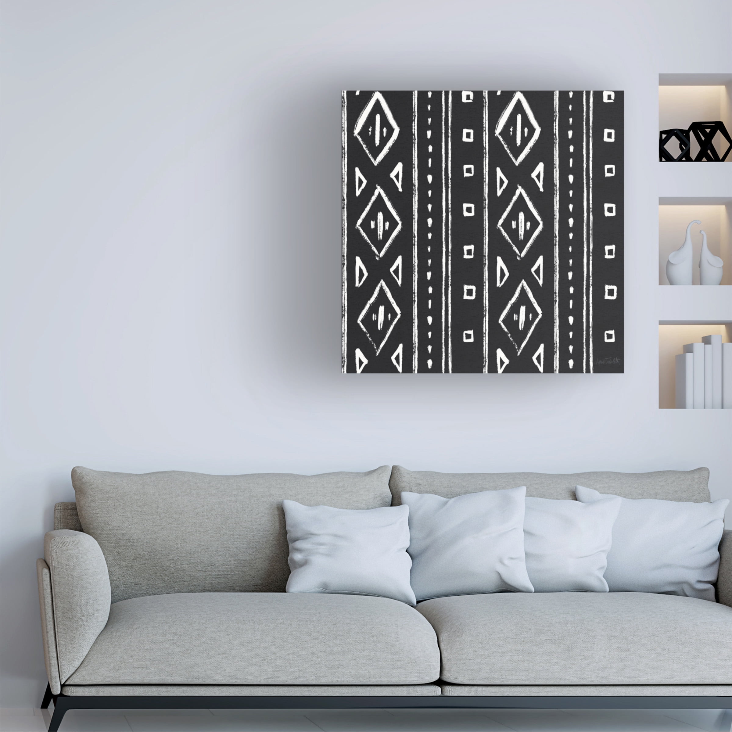 Anne Tavoletti 'Botanical Sketches Pattern IIB' Canvas Art