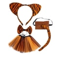 thumbnail image 2 of Disfraz De Tigre para Halloween Yinane Diadema con orejas Cosplay, 2 of 8