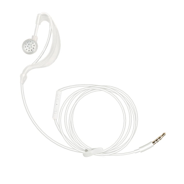 Universal Soft 3.5mm Air Tube In Ear Monaural Elastic Flexible Phone Auricular Anti Radiación Auricular Mic Advancent TX0926-01
