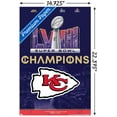 thumbnail image 3 of NFL Kansas City Chiefs - Super Bowl LVIII Team Logo Wall Poster, 14.725" x 22.375", 3 of 5