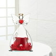 thumbnail image 3 of GUOOL Gift for Girlfriend Forever Rose In Angel Glass Cover Eternal Flowers Home Decor Red, 3 of 9