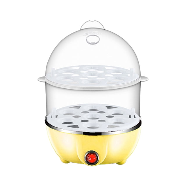 Gkeoshab Egg Steamer Eggs Cooker Double Breakfast Machine Stainless Steel Multi Function Steamer Home & Garden