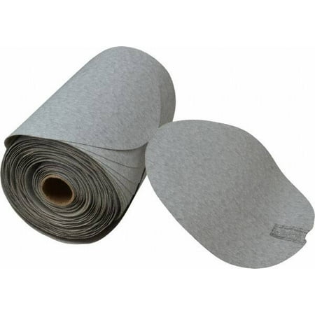 

3M 6 Diam 320 Grit Silicon Carbide Adhesive PSA Disc Extra Fine Grade Gray A Weighted Backing Flexible Use with Random Orbital Sanders