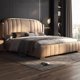 thumbnail image 4 of Royal Nordic Double Bed Modern Minimalist King Queen Frame Double Bed Twin Living Room Letti Matrimoniali Furniture For Bedroom My Lux Decor Round, 4 of 9