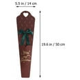 thumbnail image 2 of DECORNIJIA Heart Shape Single Flower Packaging Bags Paper 5Pcs, 2 of 8