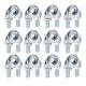 thumbnail image 1 of 12 Pcs Abrazaderas de Clip de Cable de Acero M12, Abrazaderas de Cable U-Bolt de 3/8", 1 of 6