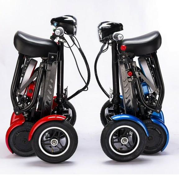 Fold & Travel Electric Wheelchair, Medical Mobility Aid Power Wheelchair, Lightweight Electric Wheelchairs, Power Chair, Heavy Duty Mobility Scooter
