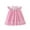 Pink, variant on TAIAOJING Toddler Summer Girls PInk Embroidered Plaid Skirt Trendy 5-6Y