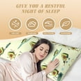 thumbnail image 4 of Bingfone Body Pillow Cover Long Pillow Case With Zipper Decorative Bedding Pillowcase 20"X54" Soft Cushion Pillow Case For Bedroom-Avocado For Exercise, 4 of 8