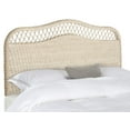 thumbnail image 3 of SAFAVIEH Sephina Rustic Coastal Rattan Headboard, Full, White Washed, 3 of 6
