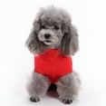 thumbnail image 6 of Warm Cute Dogs Sweater, Warm & Elastic with Turtleneck Design, Dog friendly, Machine Washable, Christmas, Solid, Cute, Unisex, Small Cute Dogs, Puppy, Sweater Outfits (Red,XXL), 6 of 7
