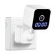 thumbnail image 1 of Cámara de vigilancia con reloj 1080P, minicámara WiFi con visión nocturna, detección de sonido y sirena de audio, enchufe estadounidense., 1 of 8