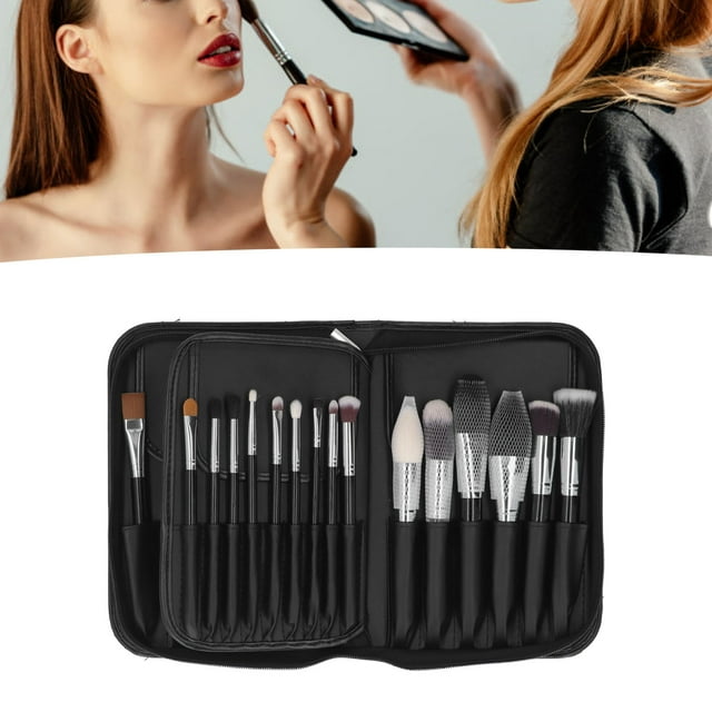 Makeup Brush, 29Pcs Wood Handle Easy To Use Fine Workmanship Cosmetic Brush Kit for Outdoor
