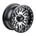 thumbnail image 4 of (4 Pack) 4/156 Tusk Teton Beadlock Wheel 14x7 4.0 + 3.0 Machined/Black For POLARIS RZR XP 900 2011-2014, 4 of 7