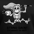 thumbnail image 3 of CafePress - Stand Back! T Shirt - Women's V-Neck Dark T-Shirt, 3 of 4