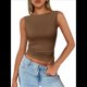 thumbnail image 1 of Chaleco Sin Mangas Sexy de Moda para Mujer Color Café L, 1 of 8