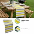 thumbnail image 5 of Yellow Grey Table Runner - 90 Inch Long, Kitchen Dining Table Runner Dresser Scarves, Farmhouse Watercolor Modern Geometric Farmhouse Decor for Coffee Tables Wedding Party Banquet, 5 of 8