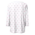 thumbnail image 5 of LISTHA 3/4 Sleeve T Shirts for Women Polka Dot Spring Shirts Crew Neck Casual Summer Blouses Workout Loose Tunic Tops Light pink 3XL, 5 of 5