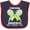 Navy and Red, variant on Inktastic Lymphoma Awareness Hope Support and Love Boys or Girls Baby Bib