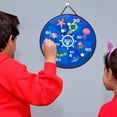 thumbnail image 1 of Wall-Mounted Dart Board Game, Flying Arrows Toy, Rustproof Steel Construction, Simple Black Design, for Home Entertainment, Competitive Play, Family Fun, Arcade Style, Steel Frame, Social Hzhnb, 1 of 9