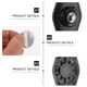 thumbnail image 2 of 16 Pcs Self Adhesive Caster Wheels Mini Swivel Wheels Rotatable Sticky Pulleys, 2 of 5