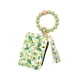 thumbnail image 1 of Tarjetero, Cartera de pulsera, Monedero, Monedero de bolsillo para mujer, Monedero, Llavero con borla de cuentas verdes, Llavero tipo brazalete, Monedero con llavero y pulsera, Monedero con broche, Ag, 1 of 5