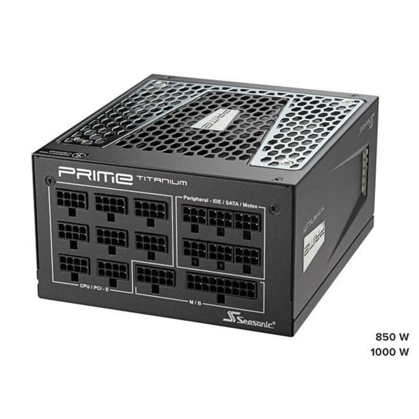 Seasonic PRIME Ultra 1000W 80+ Titanium Power Supply, Full Modular, 135mm FDB Fan w/Hybrid Fan