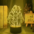 thumbnail image 1 of Luz nocturna Yagami Light Deaths Notes 3D LED para dormitorio infantil, 1 of 1