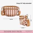 thumbnail image 6 of Kedzie Women's Day Pack Neoprene Crossbody Bag with Adjustable Strap, Amalfi, 6 of 7