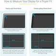 thumbnail image 2 of StarTech Monitor Privacy Screen for 19" Display Widescreen Computer Monitor, 2 of 7