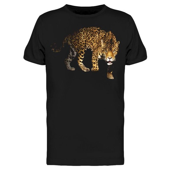 Leopard Walking Silently Tee Men's -Image by Shutterstock