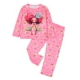 thumbnail image 4 of RTKFRFLM Glow-in-the-Dark Kids Outfits, Long Sleeve Glow Print Loungwear Set for Boys & Girls, 3-8Y, 4 of 4