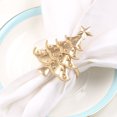 thumbnail image 3 of unbranded 6Ud De Servilleta Para Fiestas Navideñas En Metal Dorado Con Y Duradero, 3 of 8