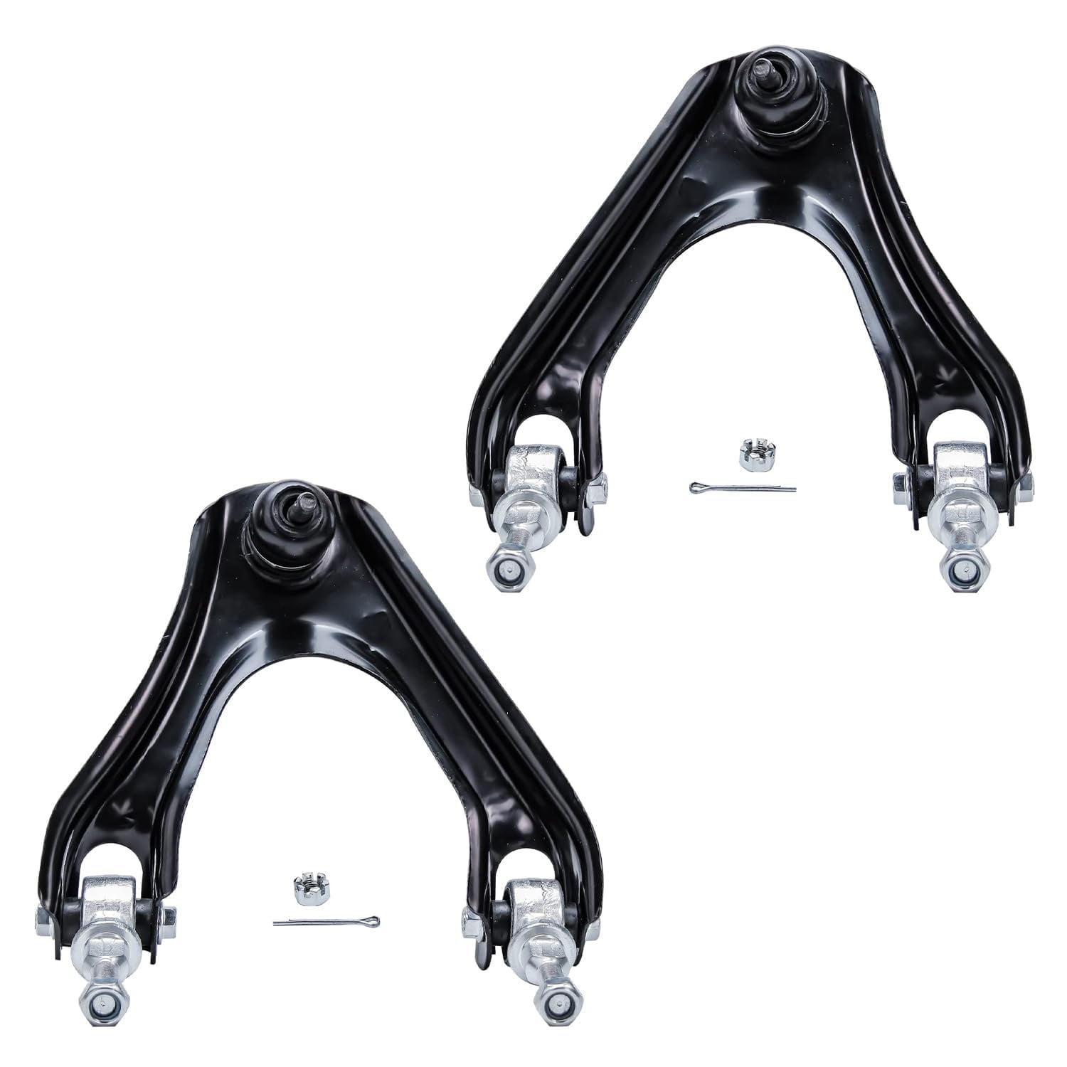 Detroit Axle - Front Upper Control Arms Sway Bars Suspension Kit Replacement for Honda Accord Acura CL Isuzu Oasis Honda Odyssey - 12pc Set Fits select: 1996 HONDA ACCORD LX/EX