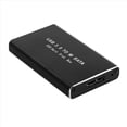 thumbnail image 4 of 6X MSATA to USB 3.0 SSD Enclosure External Hard Drive Disk Box Storage Case Adapter for 30X50mm 30X30mm MSATA SSD, 4 of 8
