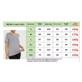 thumbnail image 2 of Womens V Neck Short Sleeve T Shirts Summer Tops 2026 Casual Loose Tees Trending Now S-3XL, 2 of 9