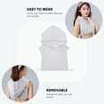 thumbnail image 6 of Mutmorningal 1pc Hoodie Style Fake Collar Detachable Blouse Collar Sweater Cotton Collar, 6 of 10
