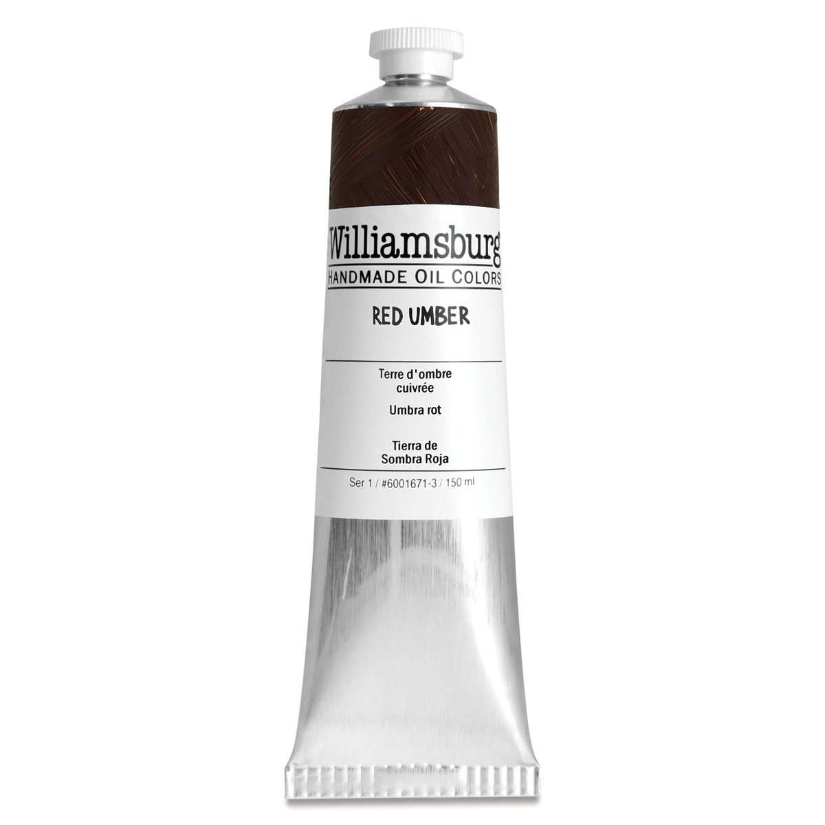 Williamsburg Handmade Oil Paint Red Umber, 150 ml