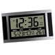thumbnail image 1 of Relojes de pared Reloj despertador digital Recordatorio de aniversario Función de repetición Mesilla de noche C Plata Negro, 1 of 8