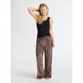 thumbnail image 3 of Joyspun Women's Velour Wide-Leg Sleep Pants, Size XS-3X, 3 of 7