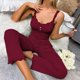 thumbnail image 1 of Sexy Casual Pajamas Set For Women Summer Lace Long Trousers Sexy Two Piece Long Trousers Set Pajamas Loungewear, 1 of 4