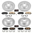 thumbnail image 2 of PowerStop Front and Rear Geomet Coated Brake Rotor and Pad Kit Fits: NISSAN Select Models CRK6075, 2 of 5