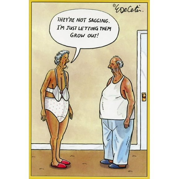 Pictura Letting Them Grow Out Eric Decetis Funny / Humorous Feminine Birthday Card for Her