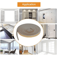 thumbnail image 5 of Weather Stripping Seal Strip for Doors/Windows, Self-Adhesive Backing Seals Large Gap, 5 of 5