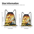 thumbnail image 2 of Pofeuu Pokemon for Water-Resistant 210D Drawstring Bag Compact Foldable Design Gym Yoga Travel Essentials Lightweight Carryall-Medium, 2 of 6