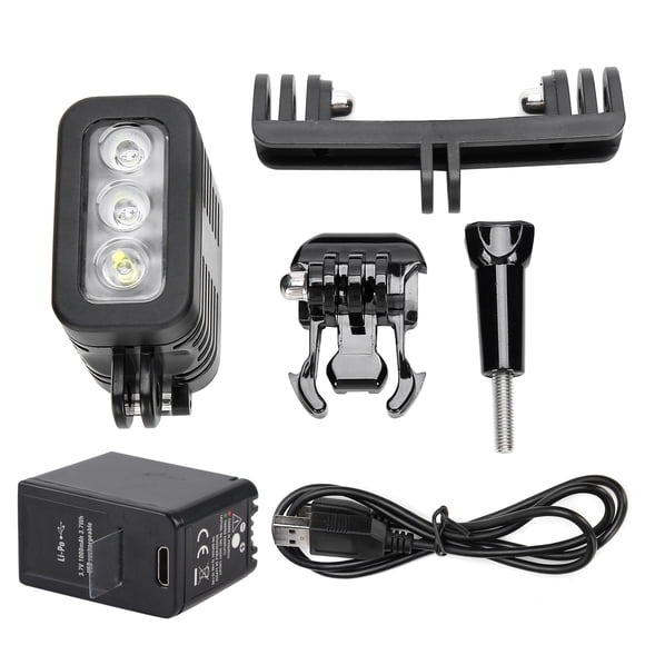 Luz LED de relleno para vídeo de buceo, impermeable, 45 m, para cámara GoPro HERO 4 Motion