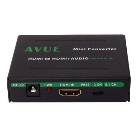 Avue HDMI-A011 Hdmi Audio Extractor Spdif+ R/lperp Analog Audio Output Avue HDMI-A011 Hdmi Audio Extractor Spdif+ R/lperp Analog Audio Output