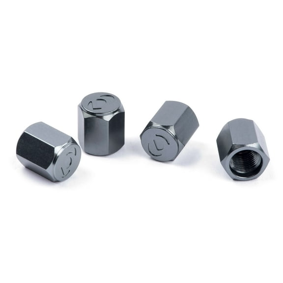 Dinan D757-0008 Valve Stem Caps Gunmetal Set of 4